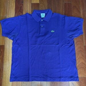 Lacoste Men's Purple Polo Shirt